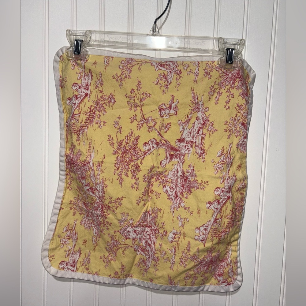 English Country Cottage Vintage Burp Rag